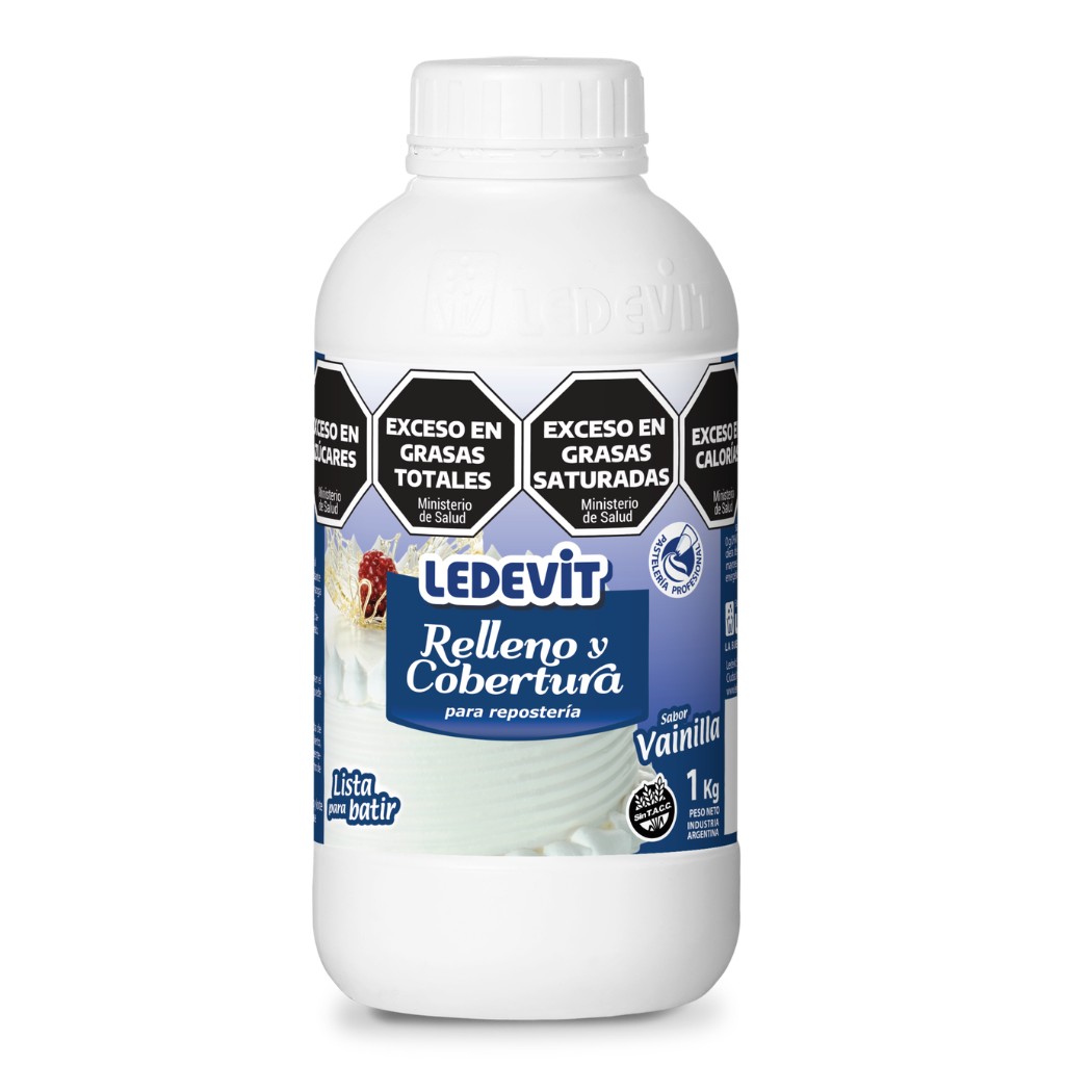CREMA RELLENO VAINILLA X 1L LEDEVIT
