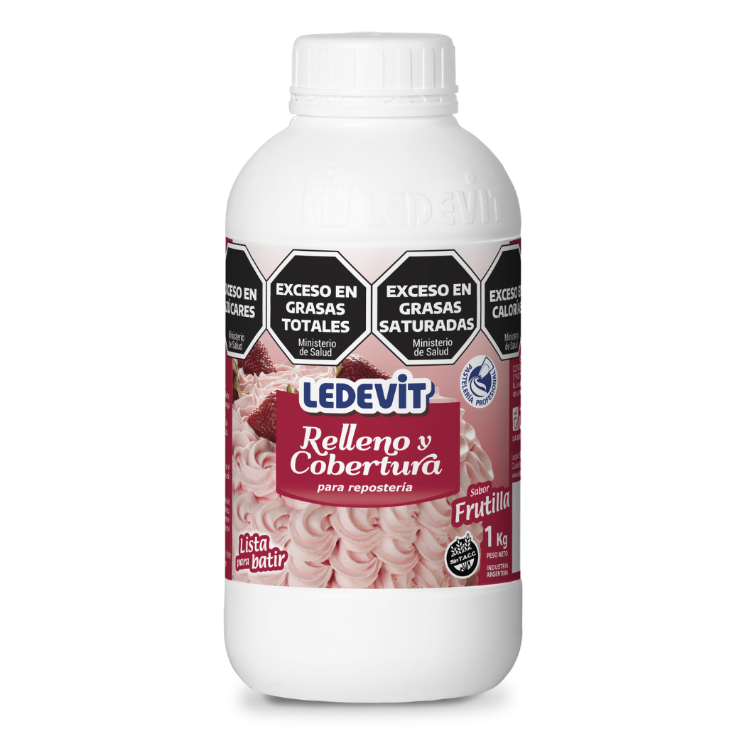 CREMA RELLENO FRUTILLA X 1 L LEDEVIT