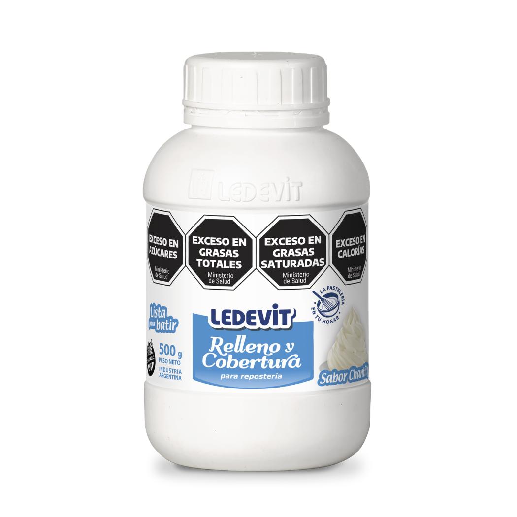CREMA RELLENO CHANTILLY X 500 GR LEDEVIT
